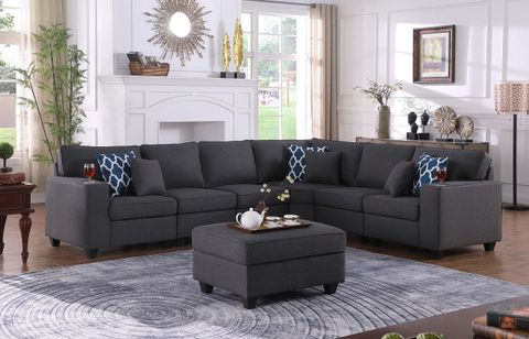 Creating Cozy Moments with the Cooper Dark Gray Linen Sofa